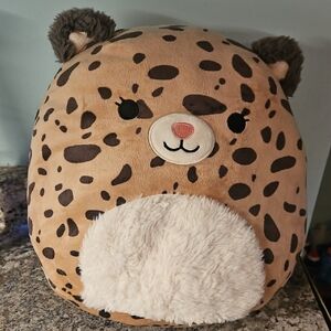 Kei The Cheetah Squishmallow Leopard Print Plush Pillow